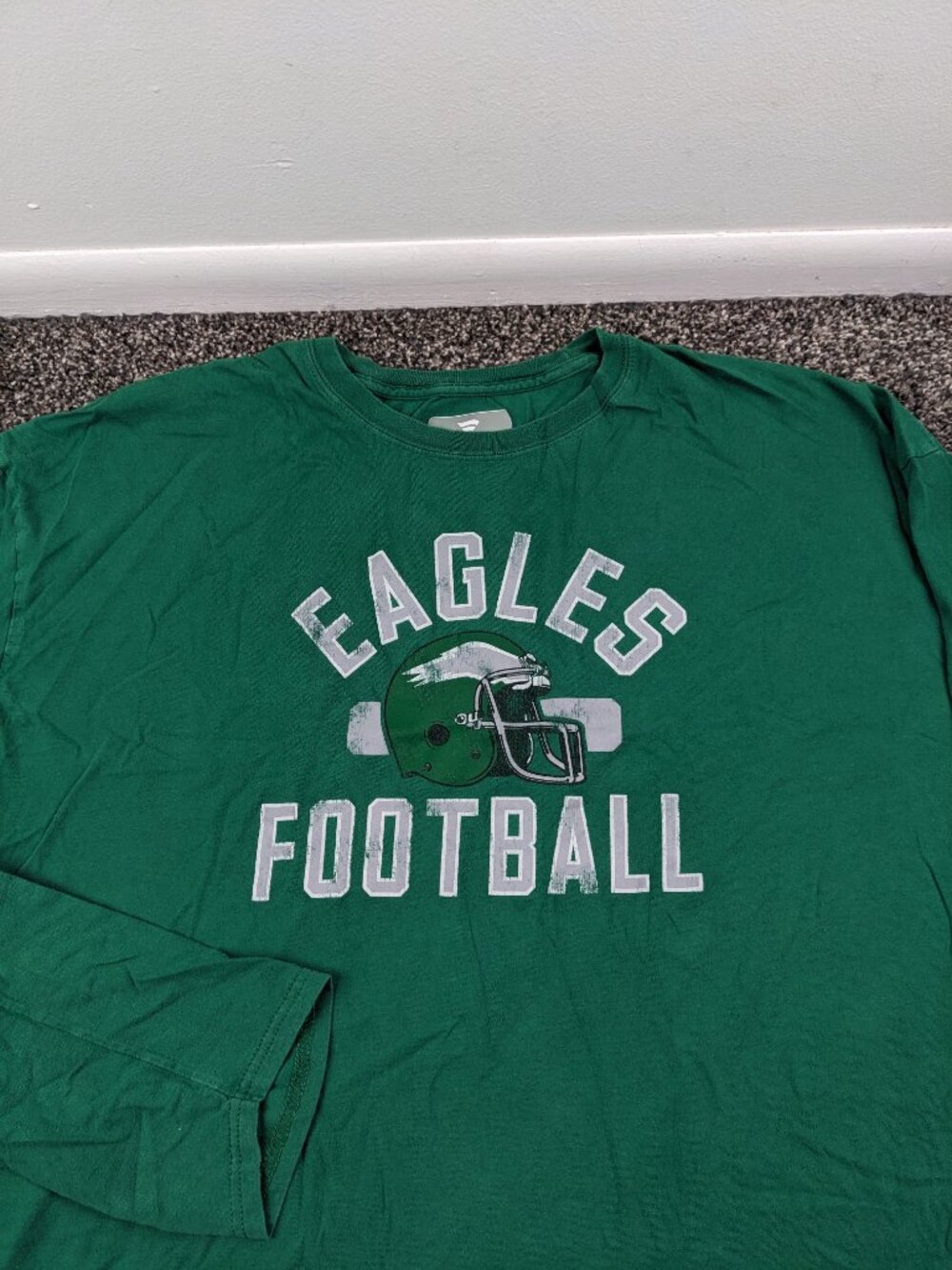 2022 Philadelphia Eagles Shirt Fanatics Vintage Logo Long Sleeve Mens 3XL